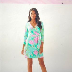 Lilly Pulitzer wrap dress in meridian print